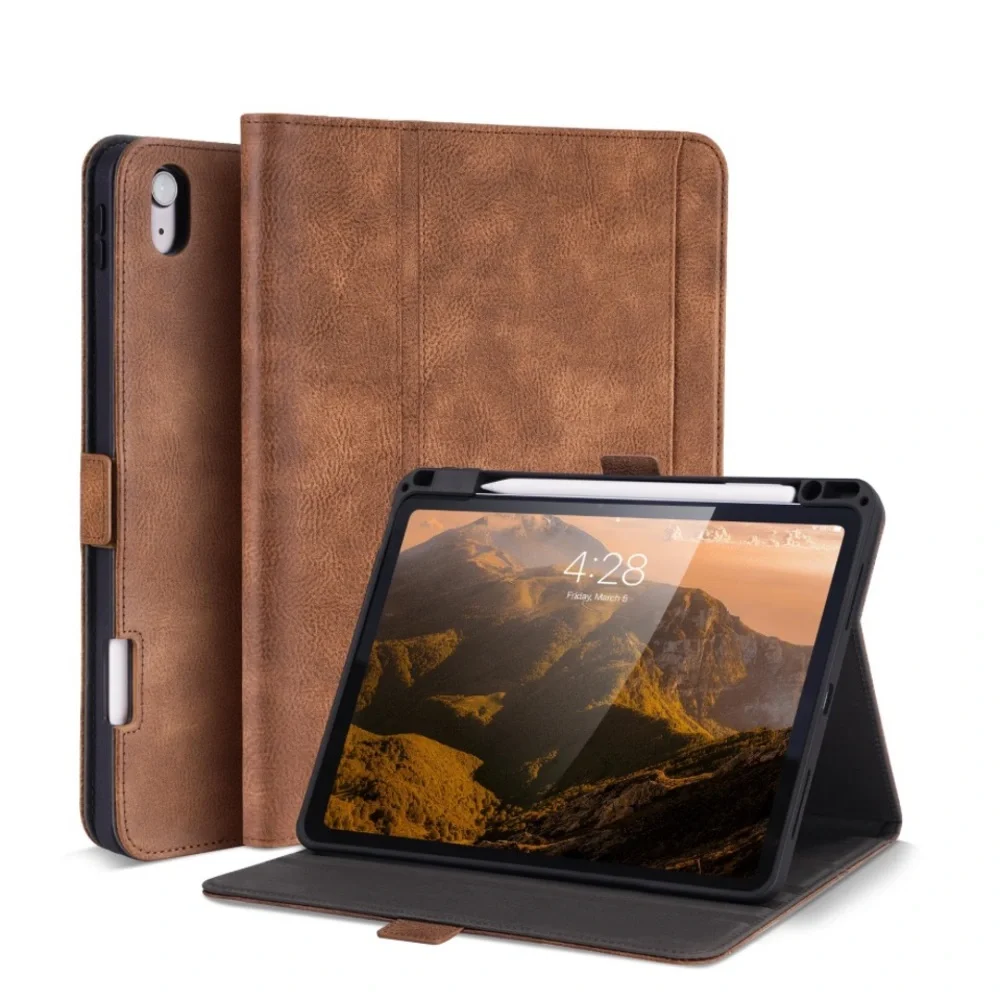 iPad Air 13” Case-handcrafted-Dark BROWN